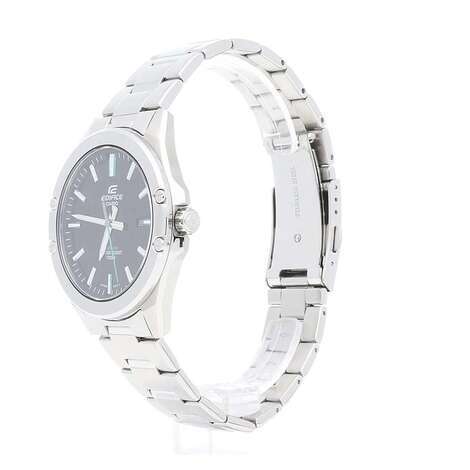 Casio EFR-S107D-1AVUEF Orologio Uomo - Cronografo In Acciaio Inox, Neo-display, Batteria 3 Anni