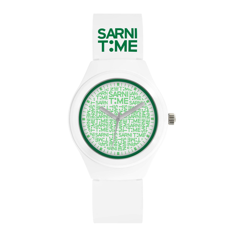 Orologio unisex in acciaio con cint. in gomma